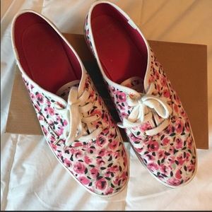Kate Spade Rose Print Keds